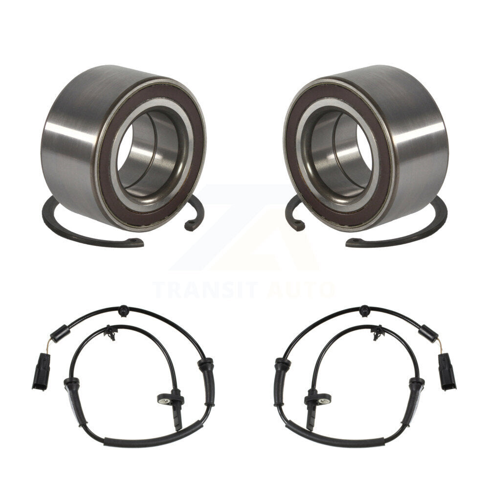Front Wheel Bearing & Sensor Kit For 2011-2014 Mazda 2 1.5L with 4-Wheel ABS Harness K7S-102062