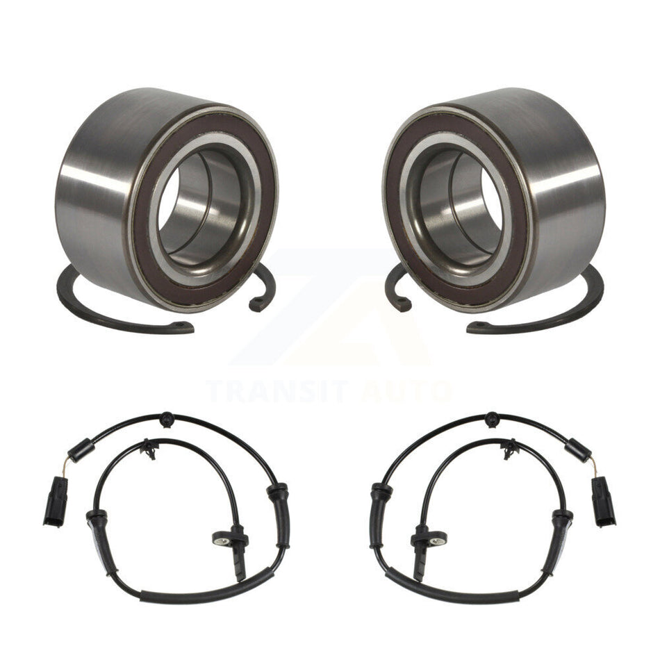 Front Wheel Bearing & Sensor Kit For 2011-2014 Mazda 2 1.5L with 4-Wheel ABS Harness K7S-102062
