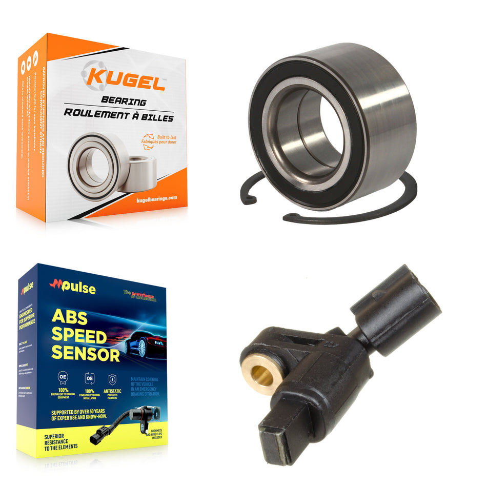 Front Wheel Bearing And ABS Sensor Kit For Volkswagen Cabrio Jetta Golf Passat K7S-102099