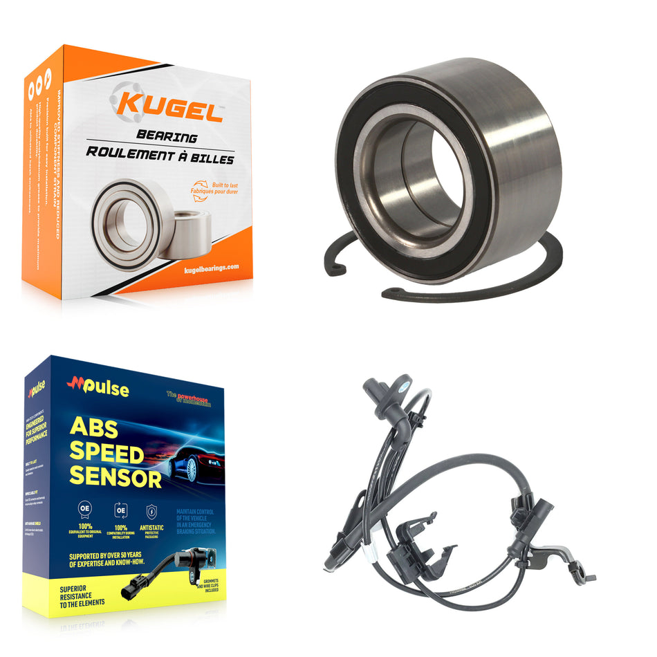 Front Wheel Bearing & Sensor Kit For Toyota Venza 3.5L 2.7L with 4-Wheel ABS Harness K7S-102110