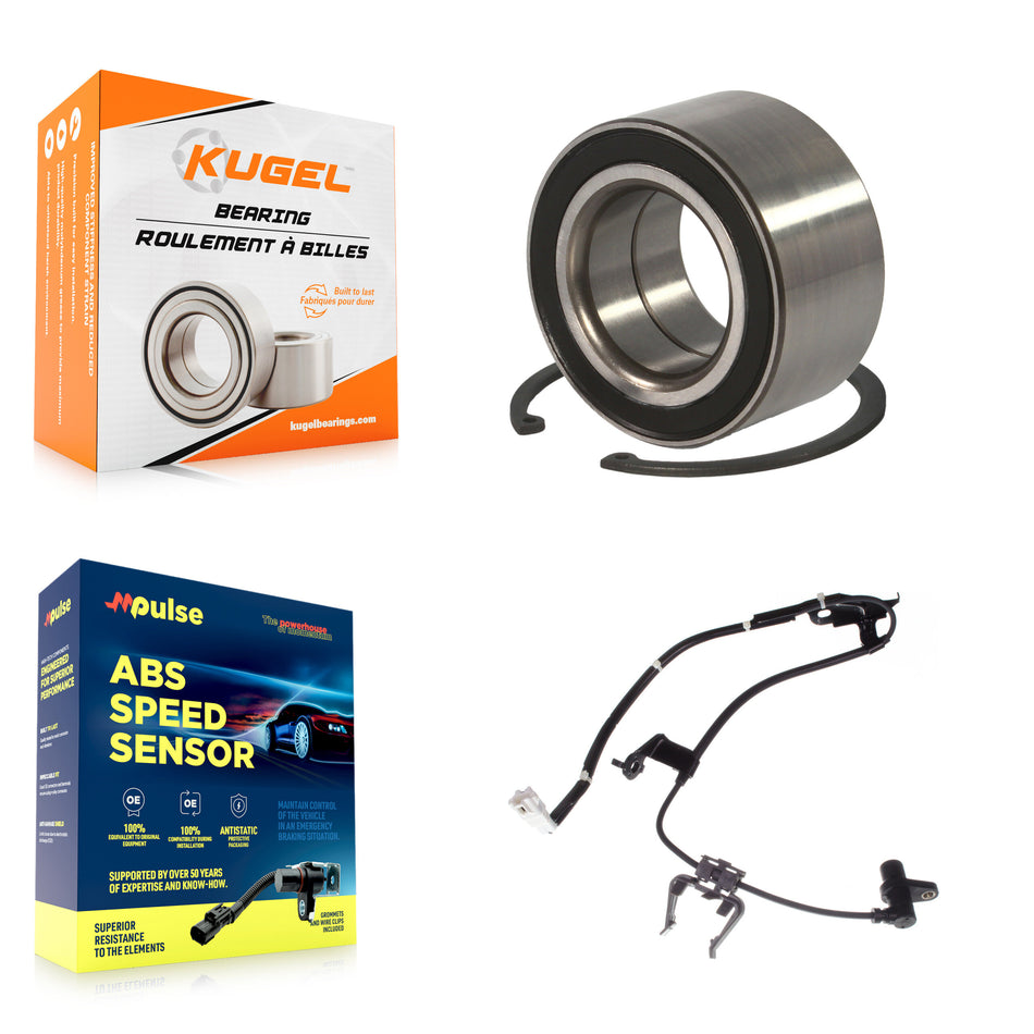 Front Wheel Bearing And ABS Sensor Kit For Lexus RX350 Toyota Highlander RX330 RX400h K7S-102114