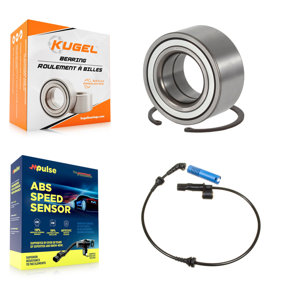 Front Wheel Bearing And ABS Sensor Kit For BMW 325i 330i K7S-102118