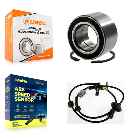 Front Wheel Bearing And ABS Sensor Kit For 2002-2006 Nissan Altima with Harness K7S-102123