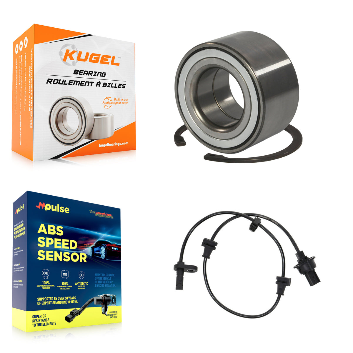 Front Wheel Bearing And ABS Sensor Kit For Honda Fit 1.5L with 4-Wheel K7S-102125