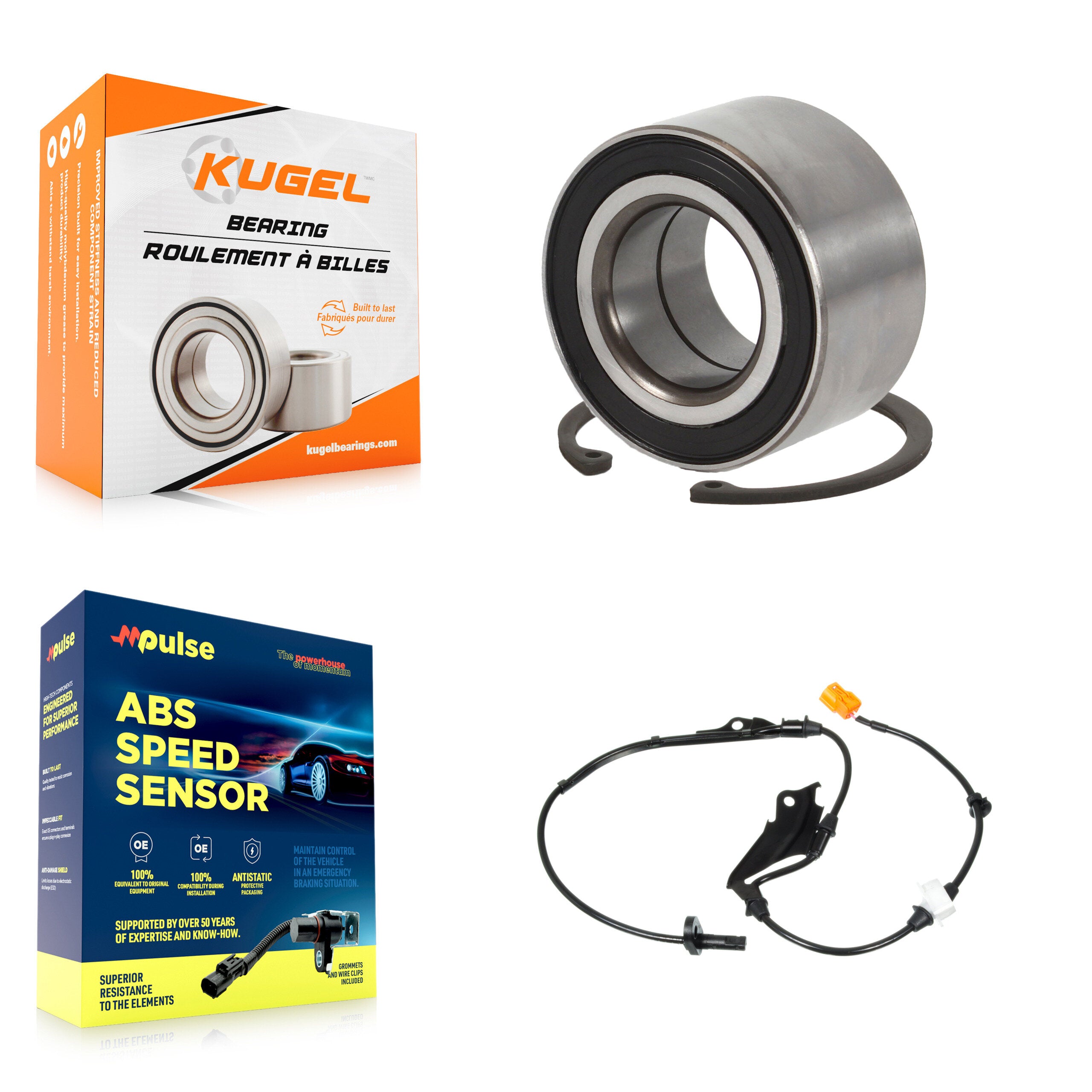 Front Wheel Bearing And ABS Sensor Kit For Honda Accord Acura TSX K7S-102147