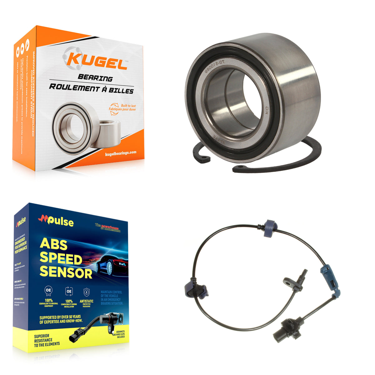 Front Wheel Bearing And ABS Sensor Kit For Honda Civic K7S-102149