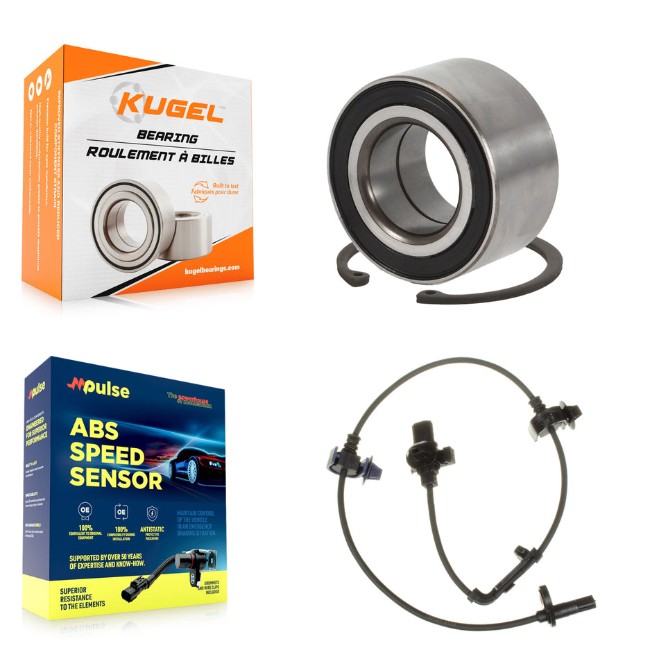 Front Wheel Bearing Sensor Kit For 2007-2008 Honda Civic Not Built in Japan with Harness K7S-102152