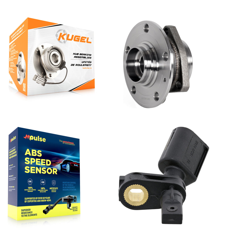 Front Wheel Hub Bearing And ABS Sensor Kit For Audi A3 Quattro S3 Sportback e-tron K7S-102265