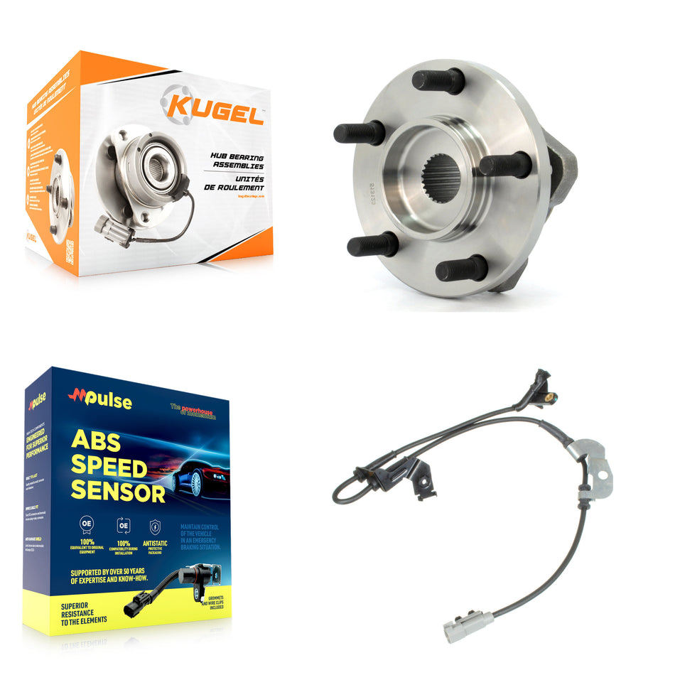 Front Wheel Hub Bearing & ABS Sensor Kit For Dodge Caravan Grand Chrysler Town Country K7S-102269