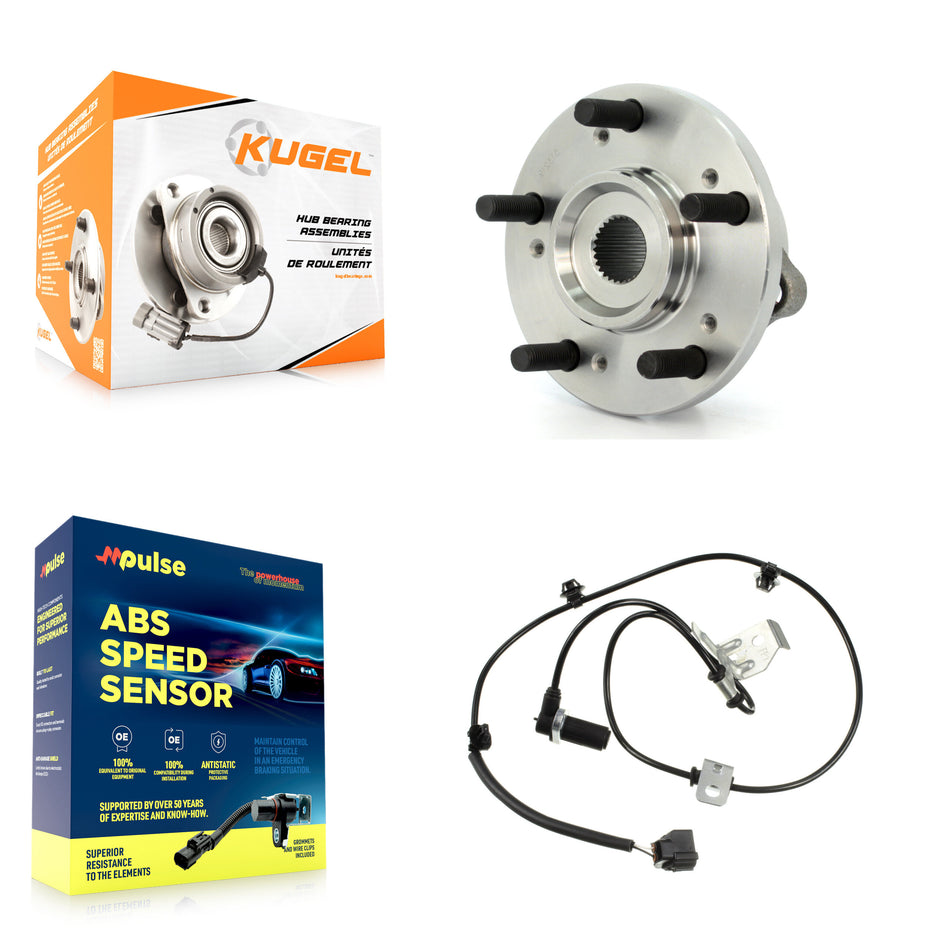 Front Wheel Hub Bearing And ABS Sensor Kit For Mitsubishi Eclipse with Harness K7S-102296