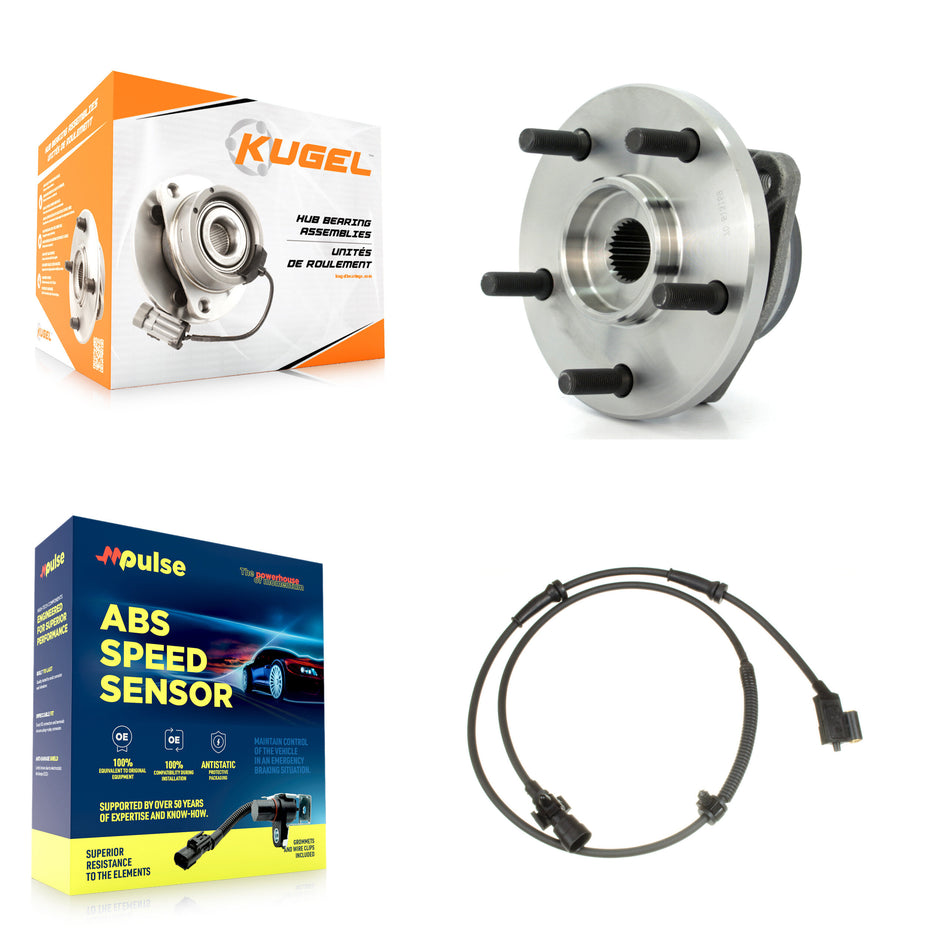 Front Wheel Hub Bearing ABS Sensor Kit For Jeep Grand Cherokee 4.7L/4.0L with 4-Wheel K7S-102297