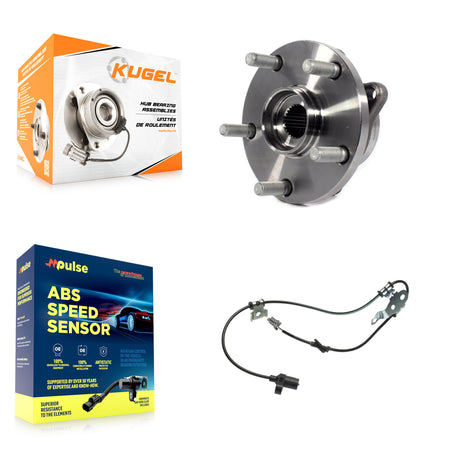 Front Wheel Hub Bearing And ABS Sensor Kit For Subaru Impreza K7S-102299