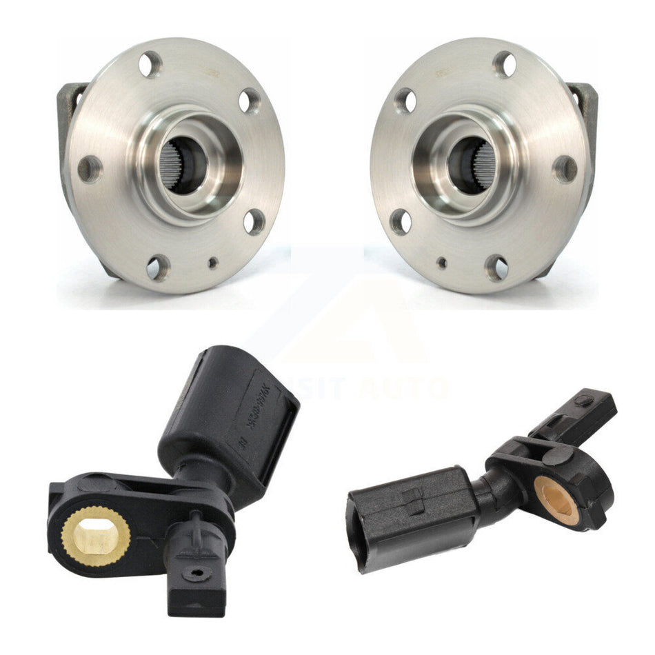 Front Wheel Hub Bearing And ABS Sensor Kit For Volkswagen Golf SportWagen Alltrack e-Golf K7S-102319