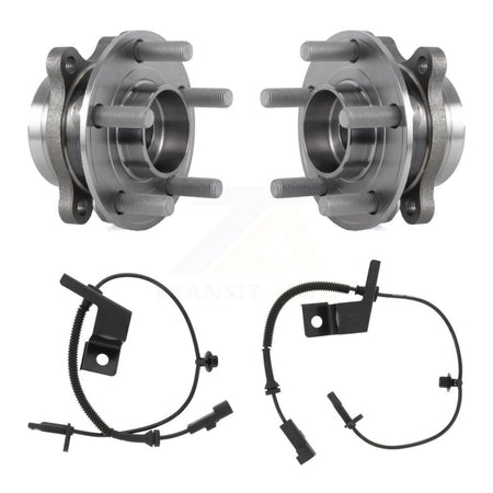 Front Wheel Hub Bearing And ABS Sensor Kit For 2018 Lincoln Continental with Harness K7S-102338