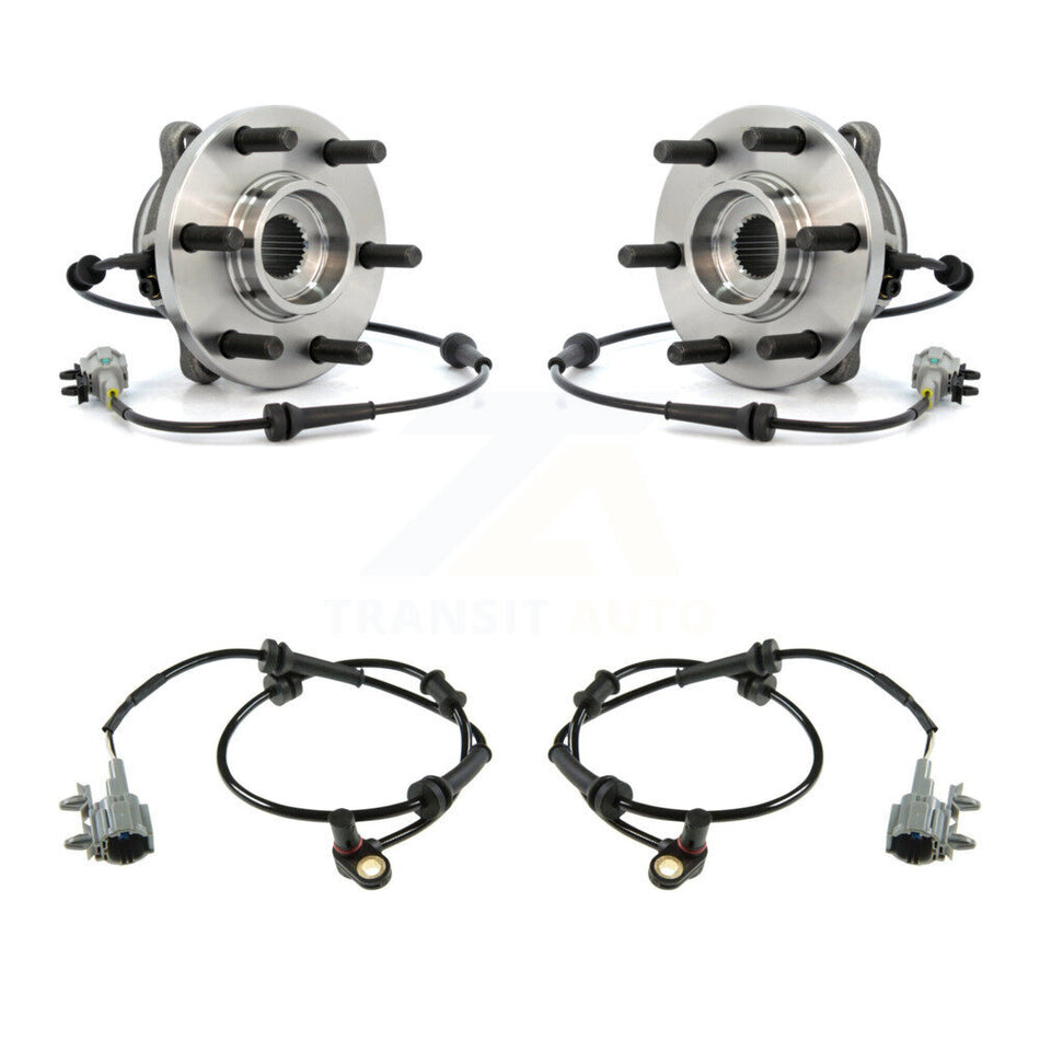 Front Wheel Hub Bearing Extra ABS Sensor Kit For Suzuki Equator 4WD with 4.0L 4-Wheel K7S-102345