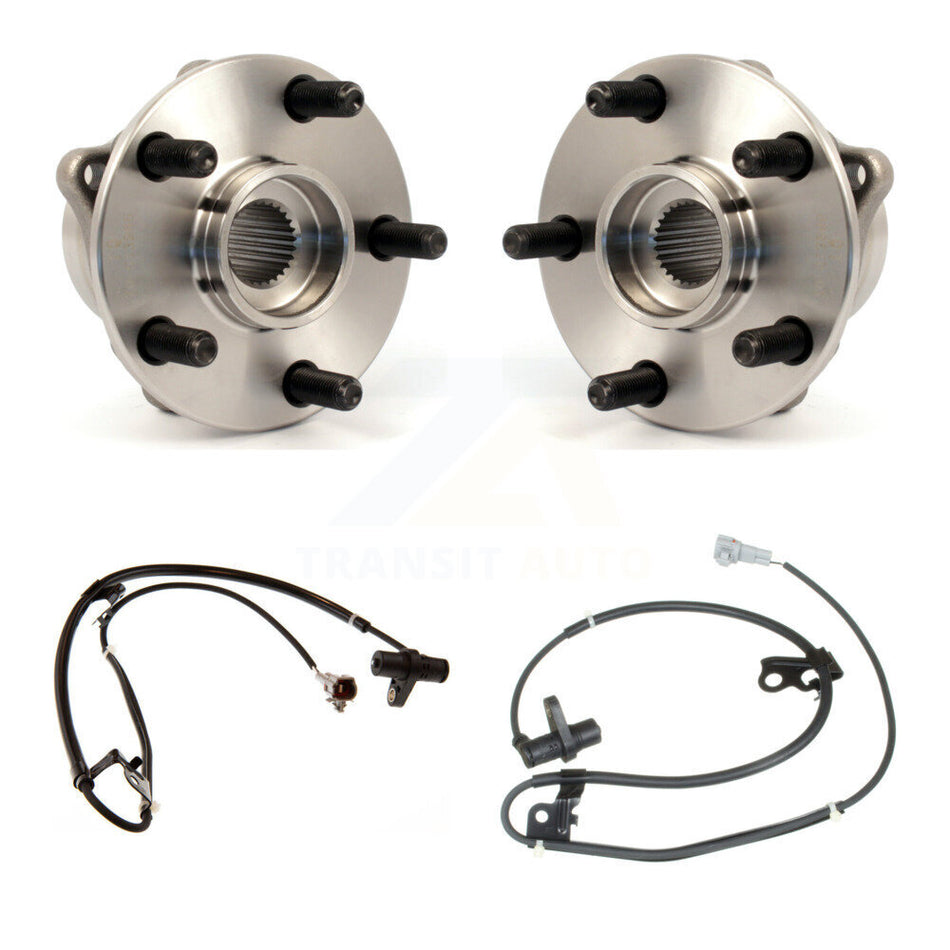 Front Wheel Hub Bearing & Sensor Kit For Toyota Prius 1.5L with 4-Wheel ABS Harness K7S-102349