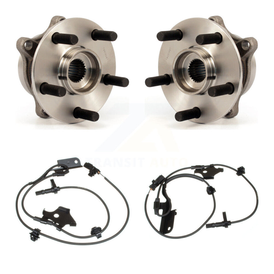 Front Wheel Hub Bearing ABS Sensor Kit For Toyota Prius Lexus CT200h Plug-In with Harness K7S-102357