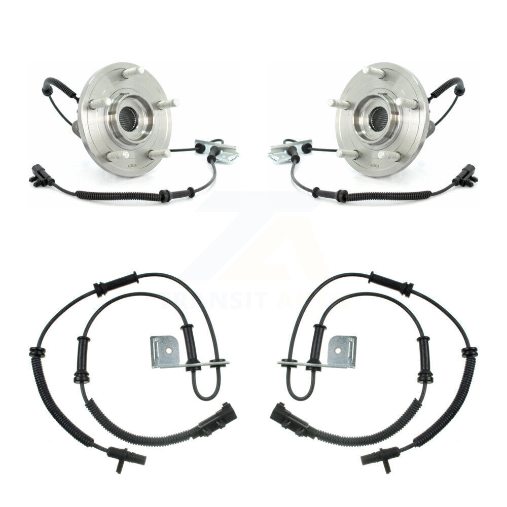 Front Wheel Hub Bearing And Extra ABS Sensor Kit For Chrysler Town & Country with Harness K7S-102381