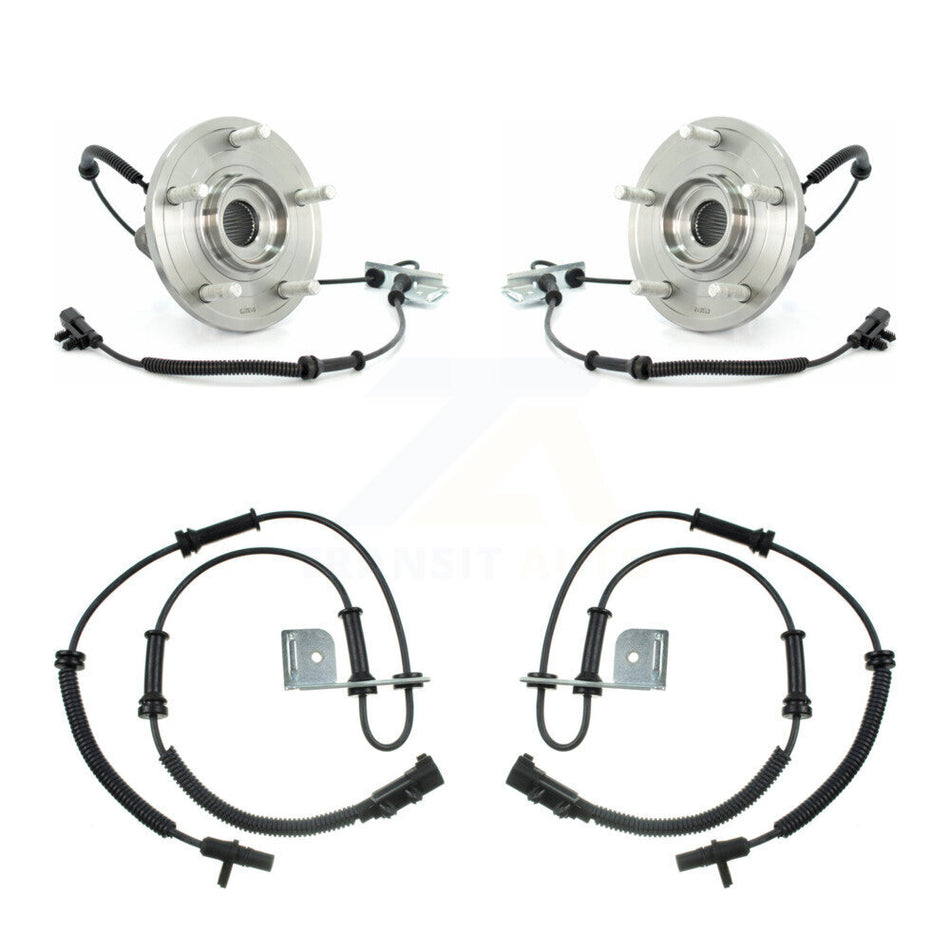 Front Wheel Hub Bearing And Extra ABS Sensor Kit For Chrysler Town & Country with Harness K7S-102381