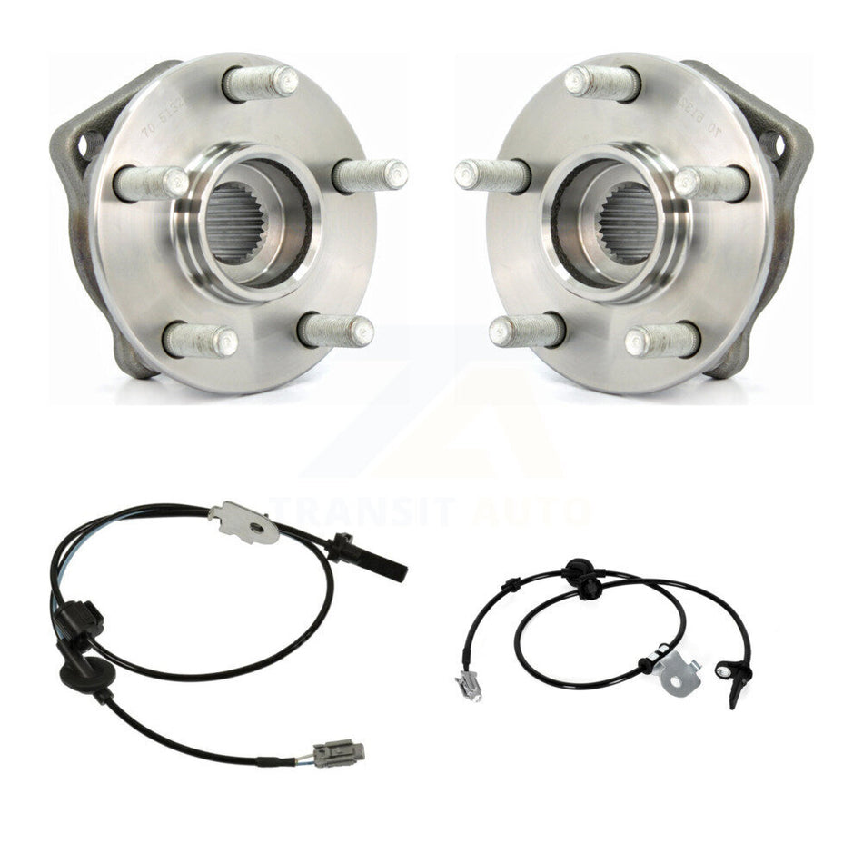 Front Wheel Hub Bearing & Sensor Kit For 2012 Subaru Impreza From 07 01 with Harness K7S-102393