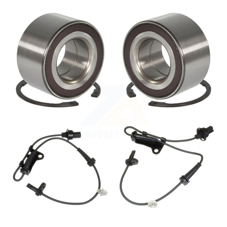 Front Wheel Bearing Sensor Kit For 10-14 Honda Insight 1.3L with 4-Wheel ABS Harness K7S-102414