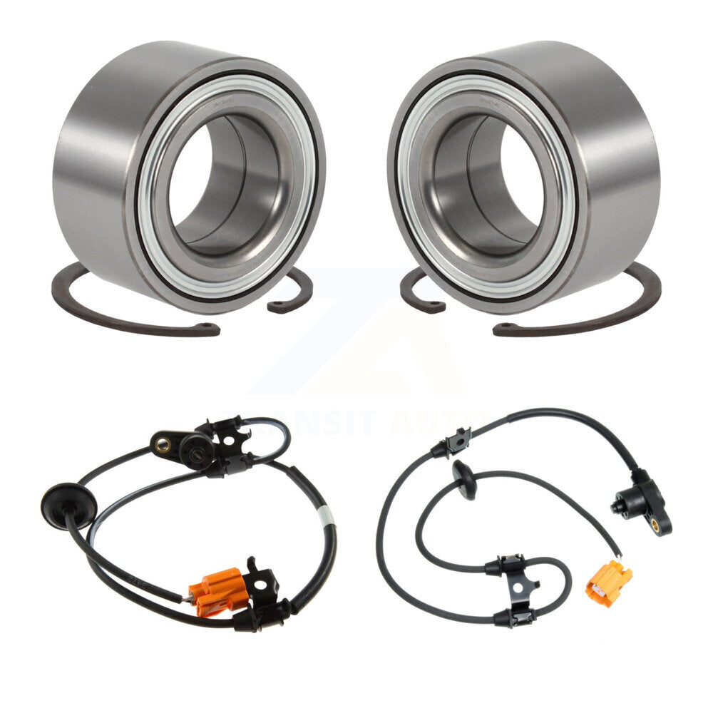 Front Wheel Bearing Sensor Kit For 99-04 Honda Odyssey 3.5L with 4-Wheel ABS Harness K7S-102434