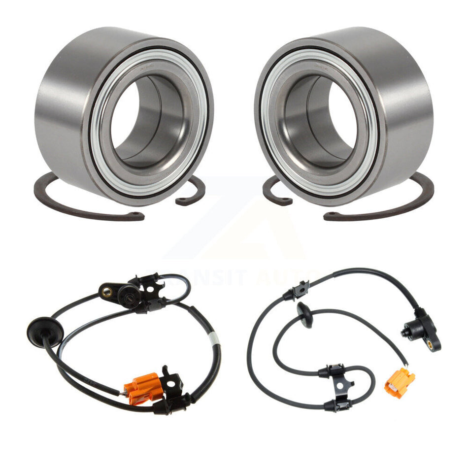 Front Wheel Bearing Sensor Kit For 99-04 Honda Odyssey 3.5L with 4-Wheel ABS Harness K7S-102434