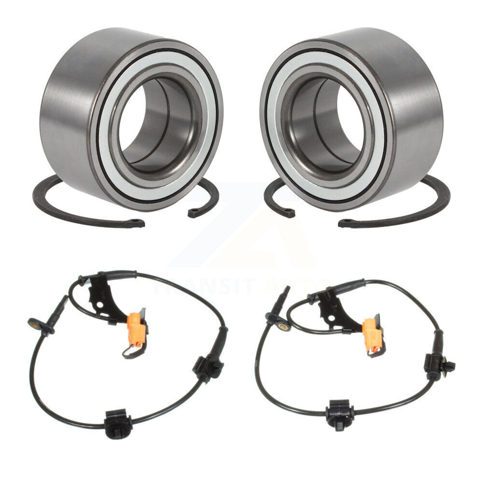 Front Wheel Bearing Sensor Kit For 04 Honda Element LX with 2.4L 4-Wheel ABS Harness K7S-102501