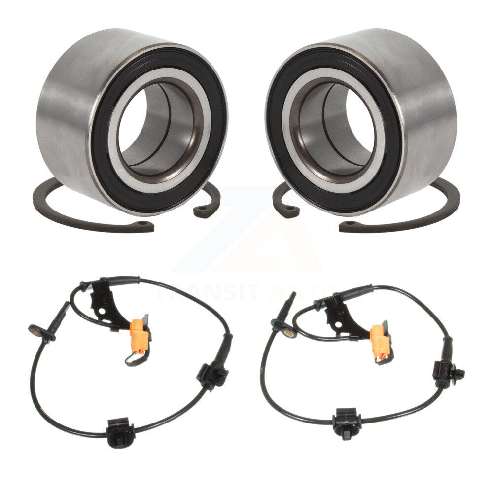 Front Wheel Bearing & Sensor Kit For Honda Element SC with 2.4L 4-Wheel ABS Harness K7S-102503