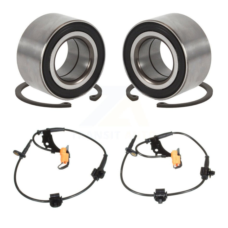 Front Wheel Bearing & Sensor Kit For Honda Element SC with 2.4L 4-Wheel ABS Harness K7S-102503