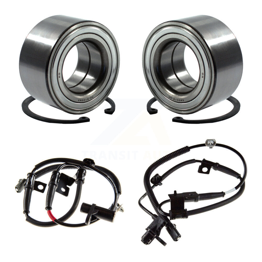 Front Wheel Bearing Sensor Kit For 07 Hyundai Elantra 2.0L with 4-Wheel ABS Harness K7S-102544