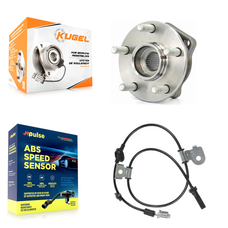 Front Wheel Hub Bearing And ABS Sensor Kit For Subaru Impreza Forester WRX K7S-102559