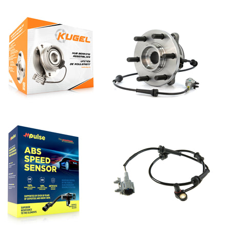 Front Wheel Hub Bearing Extra Sensor Kit For Nissan Frontier Suzuki Equator with Harness K7S-102578