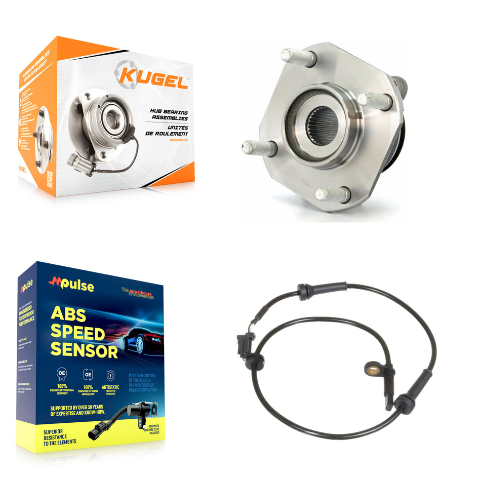 Front Wheel Hub Bearing And ABS Sensor Kit For Nissan Sentra with Harness K7S-102605