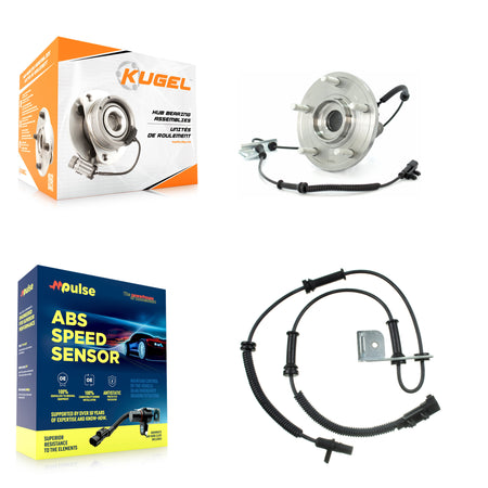 Front Wheel Hub Bearing Extra Sensor Kit For Dodge Grand Caravan Chrysler Town & Country K7S-102614