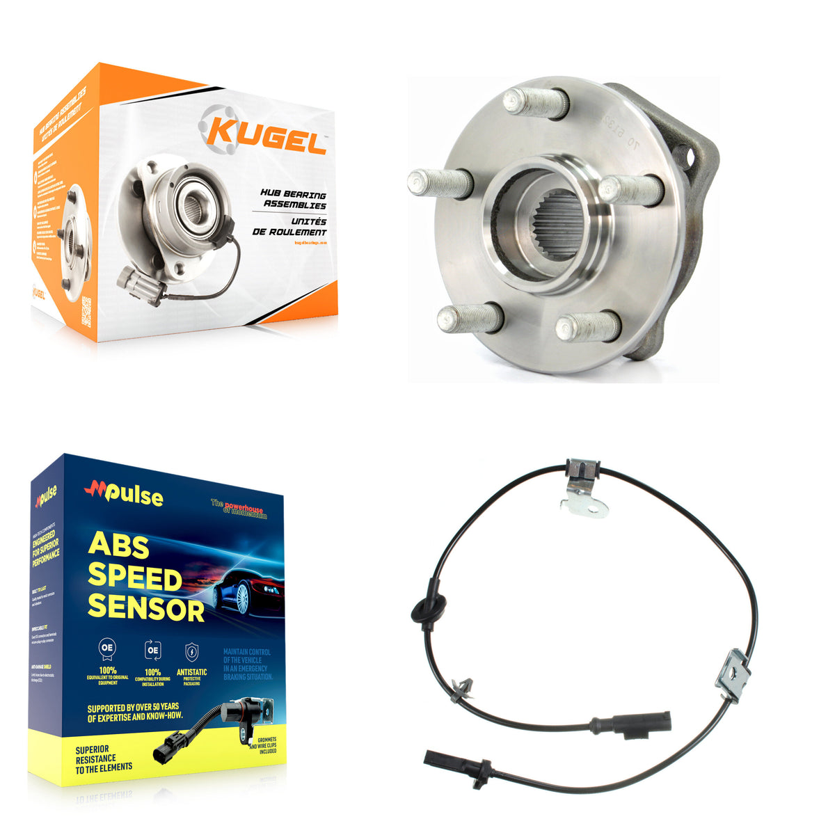 Front Wheel Hub Bearing And ABS Sensor Kit For 2005-2006 Subaru Outback Legacy K7S-102629