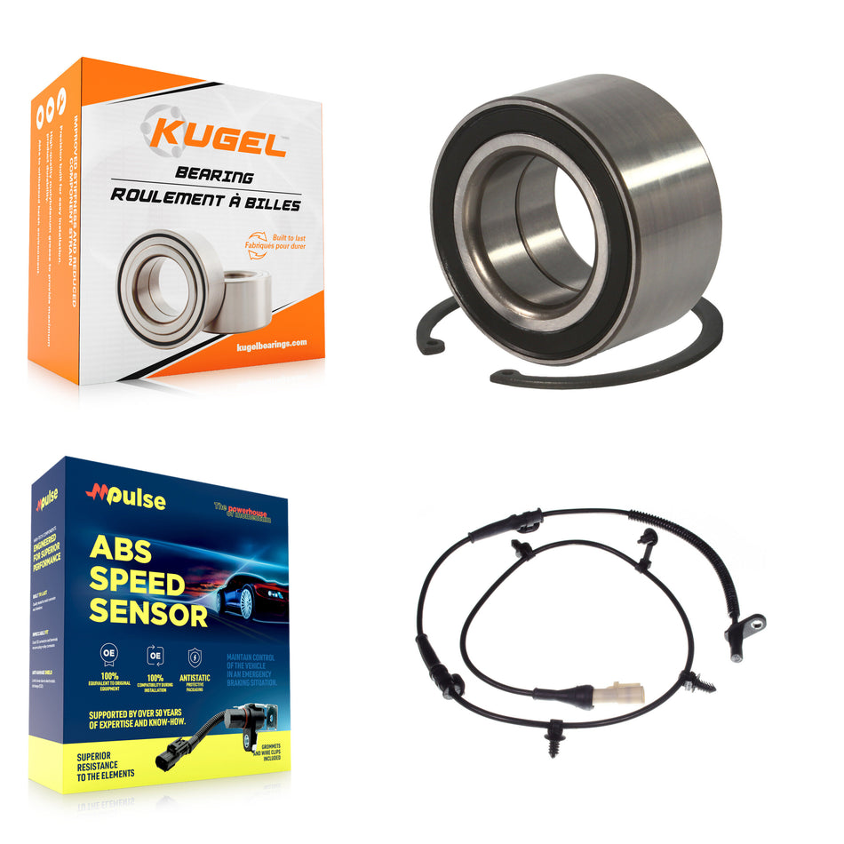 Front Wheel Bearing And ABS Sensor Kit For Ford Edge Lincoln MKX K7S-102657