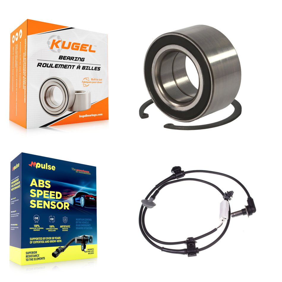 Front Wheel Bearing And ABS Sensor Kit For Mazda CX-7 with Harness K7S-102662