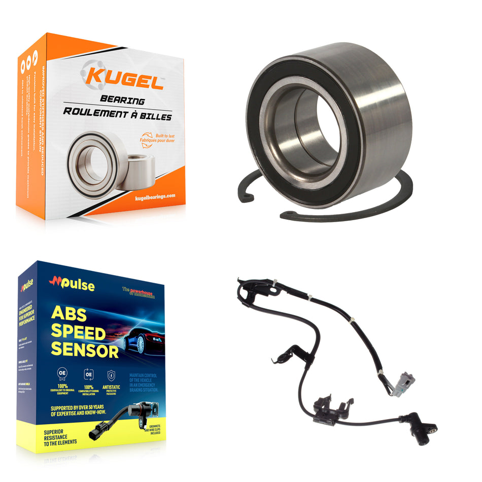 Front Wheel Bearing And ABS Sensor Kit For Lexus RX350 Toyota Highlander RX330 RX400h K7S-102669