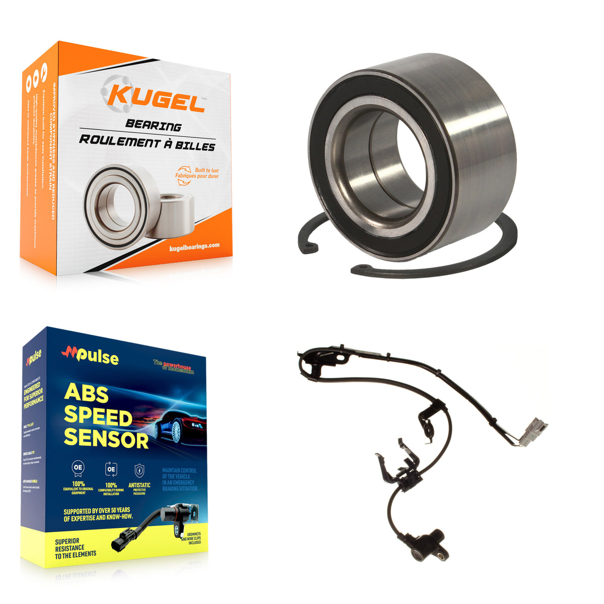 Front Wheel Bearing And ABS Sensor Kit For Lexus RX350 RX330 Built in US with Harness K7S-102670