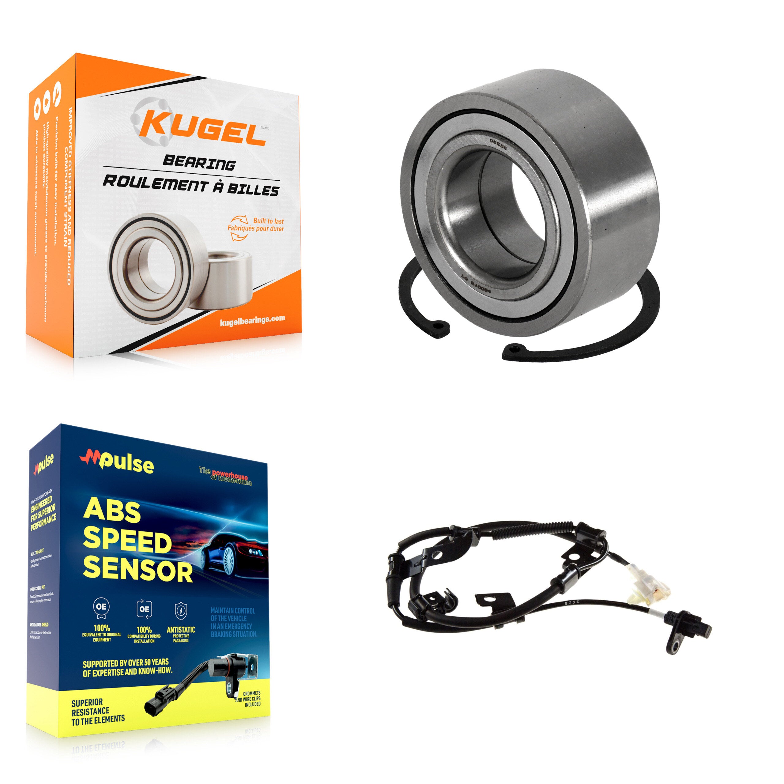 Front Wheel Bearing And ABS Sensor Kit For Hyundai Azera with Harness K7S-102697