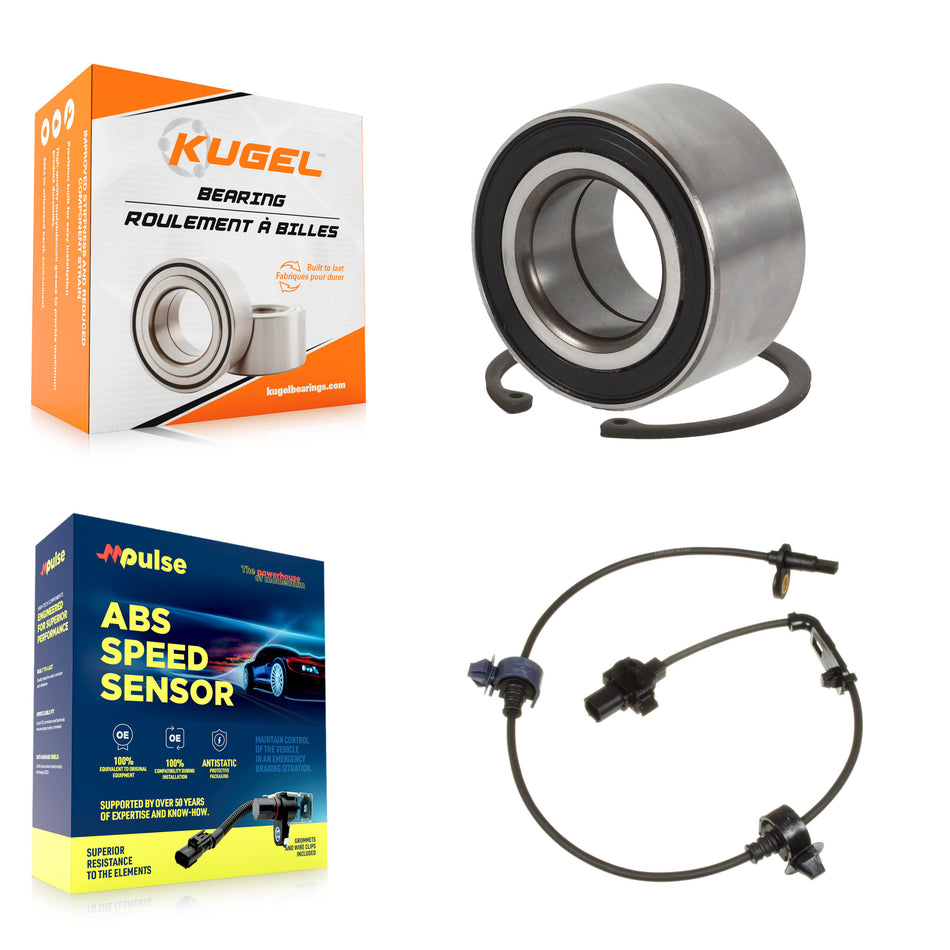 Front Wheel Bearing & Sensor Kit For 2007-2008 Honda Civic 4 doors with 2.0L Harness K7S-102710