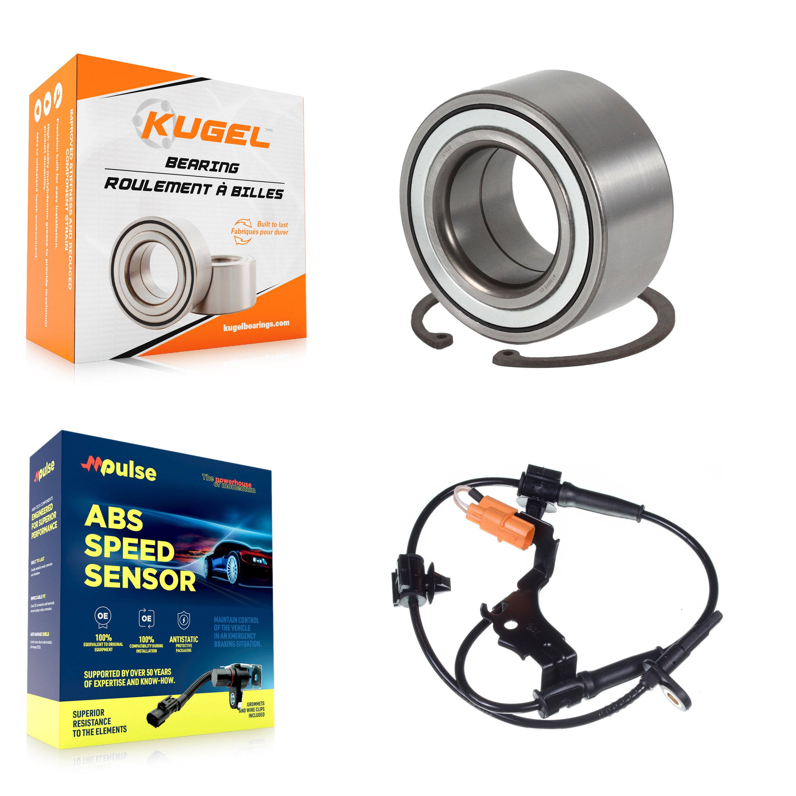 Front Wheel Bearing And ABS Sensor Kit For Honda CR-V with Harness K7S-102721