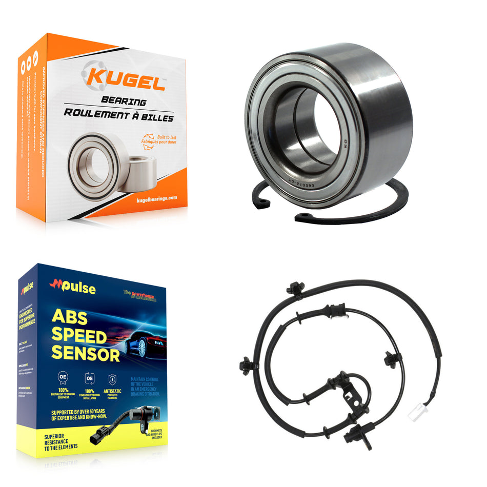 Front Wheel Bearing And ABS Sensor Kit For Hyundai Veloster 1.6L with 4-Wheel K7S-102727