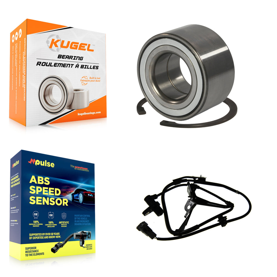 Front Wheel Bearing And ABS Sensor Kit For Toyota RAV4 with Harness K7S-102740