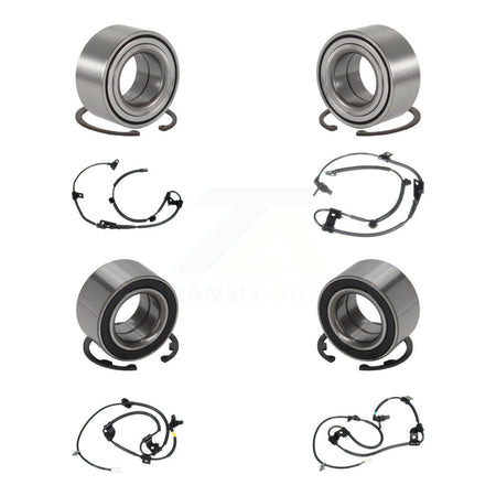 Front Rear Wheel Bearing And ABS Sensor Kit (8Pc) For Kia Sportage K7S-102782