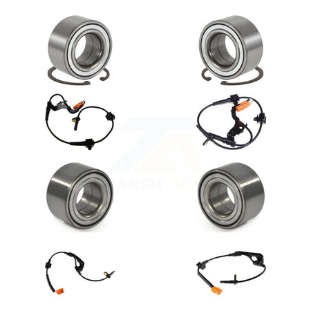 Front Rear Wheel Bearing And ABS Sensor Kit (8Pc) For Honda CR-V with Harness K7S-102787