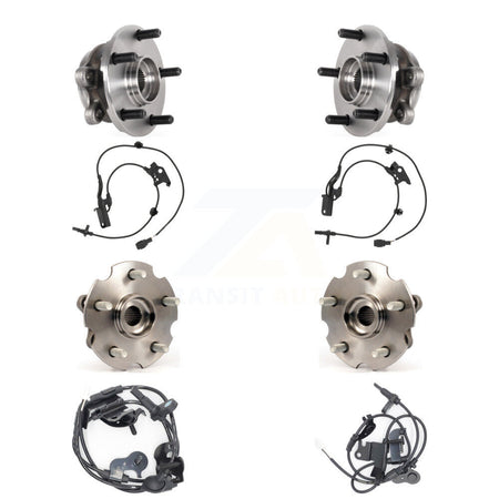 Front Rear Wheel Hub Bearing And ABS Sensor Kit (8Pc) For Lexus NX300 NX200t NX300h K7S-102818