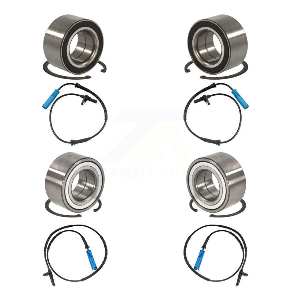 Front Rear Wheel Bearing ABS Sensor Kit For BMW 328i xDrive 328xi 335i 335xi 325xi 330xi K7S-102895