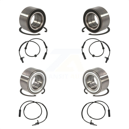 Front Rear Wheel Bearing And ABS Sensor Kit For BMW 335i xDrive K7S-102896